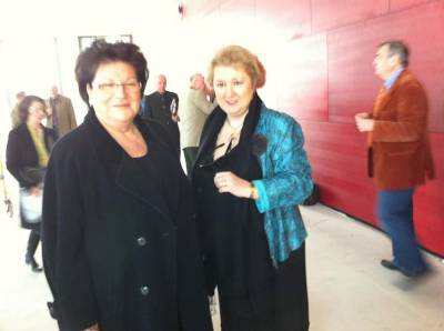 Begeistert vom zuk�nftigen Umfeld. Landtagspr�sidentin Barbara Stamm und MdL Guttenberger bei der Besichtigung der neuen R�umlichkeiten f�r den Bayerischen Landtag.