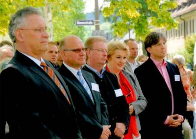 Copyright Foto: Bischof + Broel
 Richtfest des Bauvereins F�rth eG in Burgfarrnbach: 