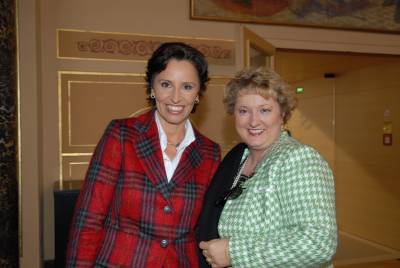 Gemeinsam f�r Bayern: MdL Guttenberger im Gespr�ch mit der neuen Generalsekret�rin der CSU Christine Haderthauer, MdL