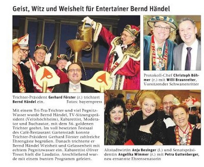 Veitsh�chheim: Petra Guttenberger MdL als neu ernannte Ehrensenatorin