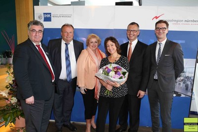 Die mittelfr�nkischen CSU-Landtagsabgeordneten beim Besuch des IHK-Pr�sidiums