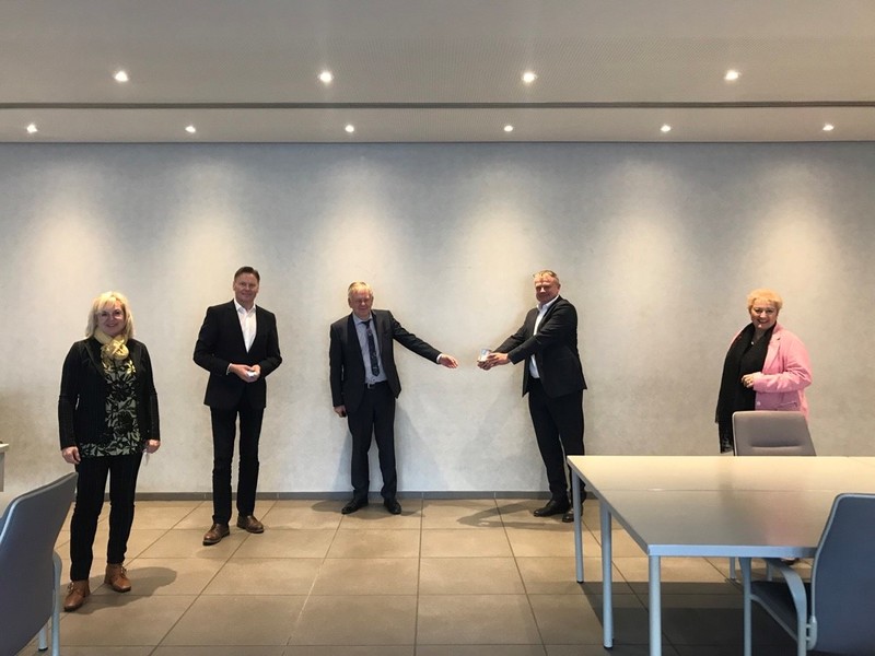 Besuch bei der Bundesagentur für Arbeit Nürnberg. U.a. stand dabei das "Arbeit-von-morgen"-Gesetz und die vielfältigen Fördermittel auf dem Programm.
Foto: Bundesagentur für Arbeit