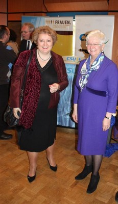 Frauenpower in Zirndorf: MdL Guttenberger im Dialog mit der Vorsitzenden der CSU-Landesgruppe Gerda Hasselfeldt