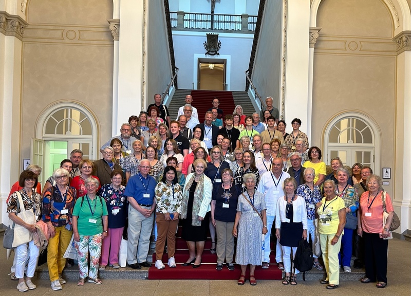 Mit einer Besuchergruppe aus dem Stimmkreis zu Besuch im Bayerischen Landtag im Juni 2023.
Foto: Kerstin Wies