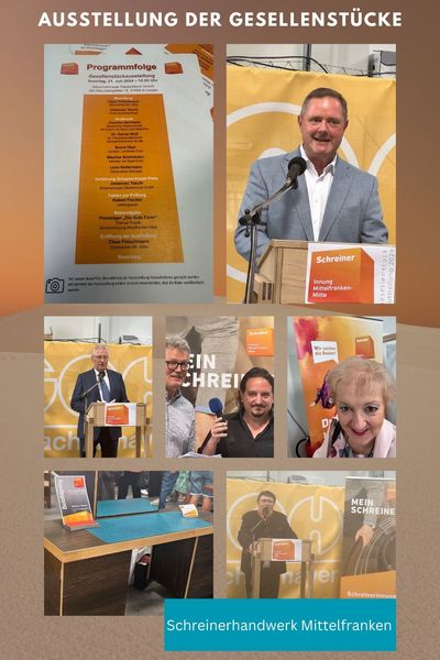 Eine ganz besondere Ausstellung - die Gesellenstücke des Schreinerhandwerks Mittelfranken Mitte. Einmal mehr würdigte Staatsminister Joachim Herrmann und auch Landrat Bernd Obst die große Bedeutung des Handwerks für den wirtschaftlichen Erfolg Bayerns. Beeindruckend, welche Fertigkeiten innhalb einer 3-jährigen Ausbildungszeit erworben werden können. Dank auch an Claus Fleischmann und alle Ausbildungsbetriebe für ihren Einsatz!
Fotos: Petra Guttenberger 