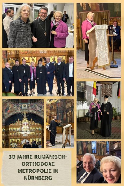 Als Begleiterin der ersten Anfänge bin ich immer wieder fasziniert, was in der Fürther Straße 166 in Nürnberg alles entstanden ist. Die Rumänisch-Orthodoxe Kirchengemeinde - eine Gemeinde in der Wertevermittlung und Familien einen festen Platz haben, bereichert nicht nur unsere Region. Herzlichen Glückwunsch und Gottes reichen Segen.
Fotos: Petra Guttenberger, privat
Kathedralkirche