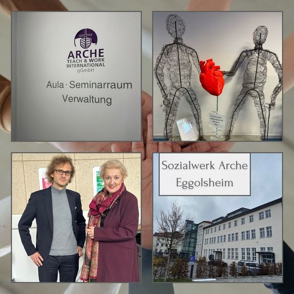 Vor-Ort-Termin in Eggolsheim: Das Sozialwerk Arche in Eggolsheim ist bestens aufgestellt im Bereich Bildung und Ausbildung. Neben einer Fachoberschule bildet eine Berufsfachschule für Pflege das Kernstück. Aufgrund der hervorragenden Digitalisierung der Einrichtung wäre hier z.B. ein Theorieunterricht in Videoform gut denkbar und würde Zeit und Kilometerleistung sparen.
Petra Guttenberger MdL vor Ort im Gespräch mit Geschäftsführer Andreas Müßig. Foto: Arche gGmbH