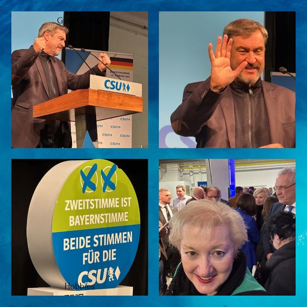 CSU Bezirksempfang der CSU Nürnberg-Fürth-Schwabach: Mit einer kämpferischen Rede hat Ministerpräsident Dr. Markus Söder einmal mehr alle begeistert. Wer will, dass sich die Politik in Deutschland ändert, der muss beide Stimmen für die CSU bei der Bundestagswahl verwenden. Aufgrund des geänderten Wahlrechts ist für taktische Wahlentscheidungen leider kein Raum mehr. Deshalb meine herzliche Bitte: Beide Stimmen für die CSU!
Fotos: Petra Guttenberger