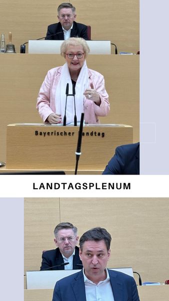 Vorwürfe JVA Gablingen im Landtagsplenum: Wir stehen für sehr ernst nehmende, maximale Transparenz, umfassende Ermittlung und daraus resultierend klare, rechtliche Konsequenzen für die Betroffenen. Die Grünen im Landtag haben gezeigt, dass es ihnen weder um Aufklärung, noch um Verbesserung von Bedingungen für Gefangene geht, sondern um Vorverurteilung uns Skandalisierung.
Fotos: Bayerischer Landtag