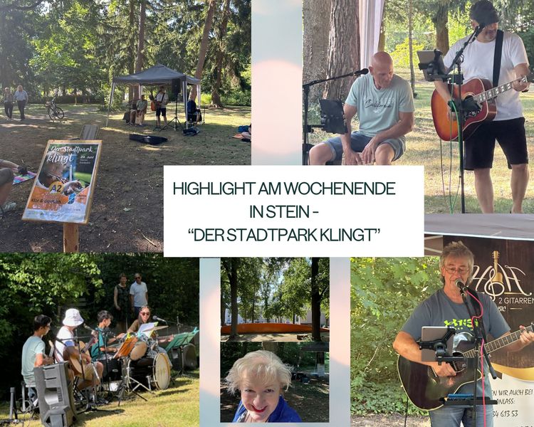 Musikalisches Wochenende in Stein: "Der Stadtpark klingt".
Fotos: Petra Guttenberger 