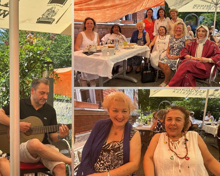 Jubiläum beim deutsch-türkischen Frauenclub - seit über 30 Jahren existiert diese Form der Zusammenarbeit. Ein guter Grund für eine fröhliche Feier bei bestem Wetter, denn eine Gesellschaft entwickelt sich nur durch Gemeinsamkeit weiter.
Fotos: privat