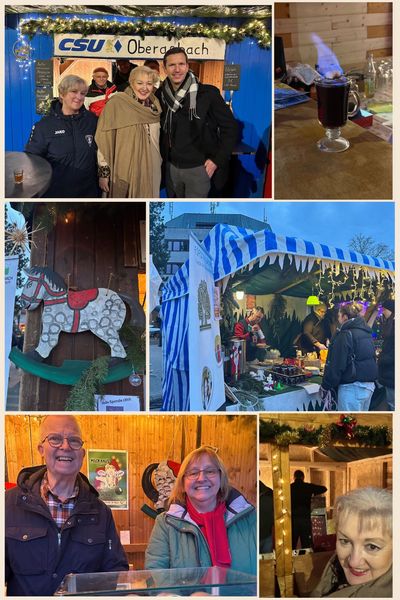 Weihnachtsmarkt in Oberasbach: heimelig, abwechslungsreich und überaus stimmungsvoll - toll, was die vielen örtlichen Vereine und die Partnerstädte alles auf die Beine stellen. Ich freue mich schon auf´s nächste Jahr! Foto: P. Guttenberger, privat
