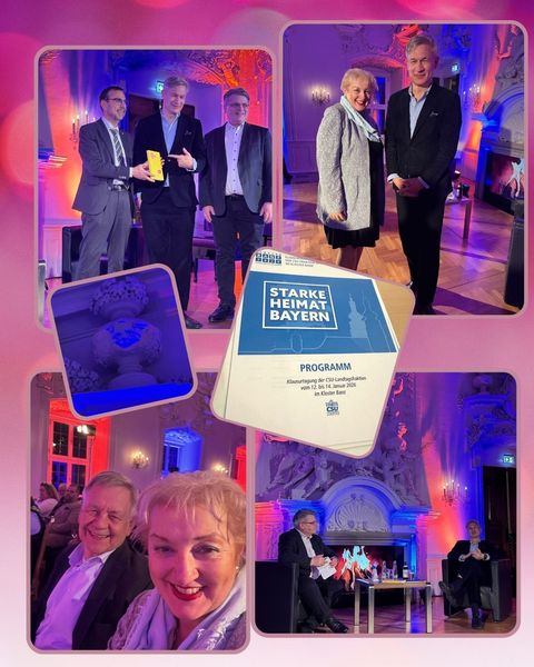 Arbeitstagung der CSU-Fraktion im Kloster Banz vom 12.-14. Januar 2026 mit den Themen "Europa im globalen Wettbewerb - aktuelle Herausforderungen für Politik und Wirtschaft", "Gemeinsam für unsere freie Gesellschaft - keine Chance für politischen Islam, Links- und Rechtsextremismus" u.a. - Hier am ersten Abend das Kamingespräch im Kaisersaal. Dr. Ulf Poschardt, Herausgeber von WELT "Politico" und "Business Insider" konnte zum Austausch geladen werden.
Fotos: CSU-Fraktion, P. Guttenberger