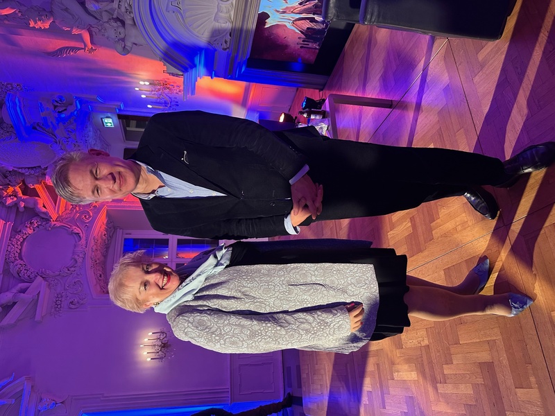 Petra Guttenberger MdL mit Herrn Dr. Ulf Poschardt. Foto: CSU-Fraktion