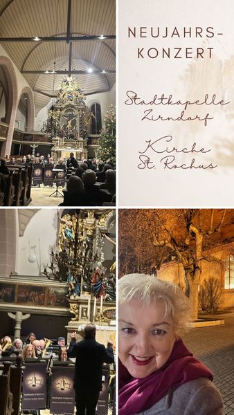 Ein traumhaftes Neujahrskonzert der Stadtkapelle Zirndorf - zugeschnitten auf das historische Ambiente der Kirche St. Rochus - was für ein positiver Jahresauftakt!
Fotos: P. Guttenberger
