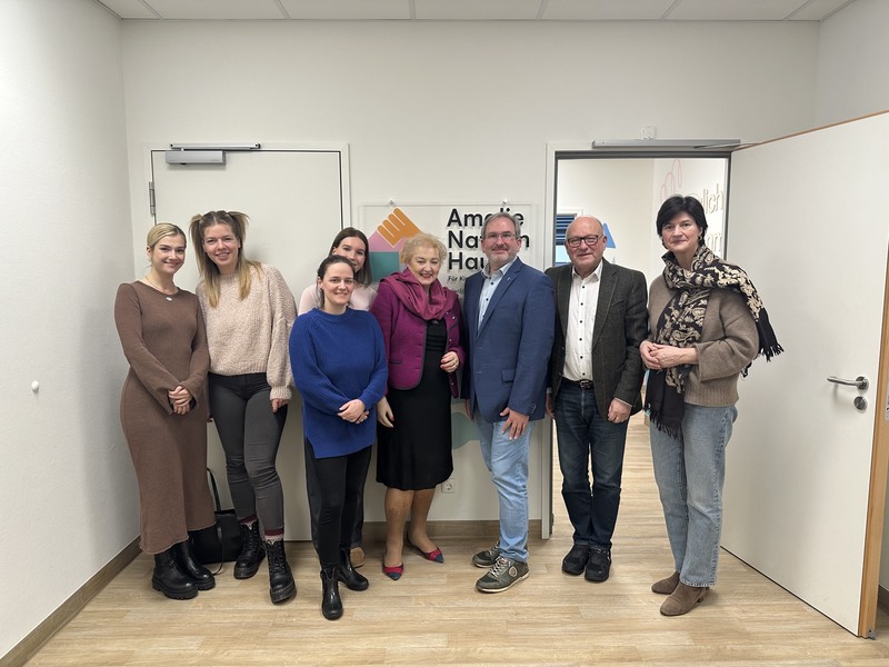 Zu Besuch und Gesprächsaustausch im Amalie Nathan Haus.
Foto: privat