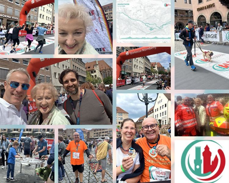 Der Metropol-Marathon Nürnberg / Fürth verbindet Sport, Gemeinschaft und Lebensfreude in ganz besonderer Weise. Herzlichen Glückwunsch an alle, die sich aufgemacht und es durchs Ziel geschafft haben. Ihr seid die Besten! Danke an alle Haupt- und Ehrenamtlichen, die so ein Event erst möglich machen - dass hier das BRK Fürth wieder an vorderster Stelle mit dabei war, versteht sich fast von selbst.
Fotos: P. Guttenberger / @Sparkasse Nürnberg