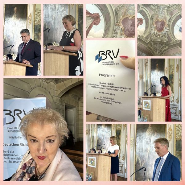 Auftakt der Tagung des Bayerischen Richtervereins in Augsburg, an der ich als offizielle Vertretung für den CSU-Fraktionsvorsitzenden teilgenommen habe. Dank an die Richterinnen, Richter, Staatsanwältinnen und Staatsanwälte für den interessanten und klaren Austausch über die aktuellen Herausforderungen den den deutschen Rechtsstaat.
Eine unabhängige und starke Justiz ist die Basis unserer freiheitlich demokratischen Grundordnung.
Danke auch an Bundesanwalt Jens Rommel für die Einblicke in diesen wichtigen Aufgabenbereich. Fotos: P. Guttenberger