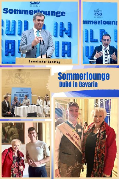 „Build in Bavaria“ lautete das Motto der diesjährigen Sommerlounge: Es wurden an diesem Abend innovative Bau- und Wohnprojekte aus und für Bayern in den Fokus gerückt. Ein interessanter Austausch und aus dem Stimmkreis waren Manuel Fuchsbauer, GB & Cie Development GmbH und Tom Hesselberger. 2. Bürgermeister, Zdf. auf Einladung mit dabei.
Fotos: P. Guttenberger